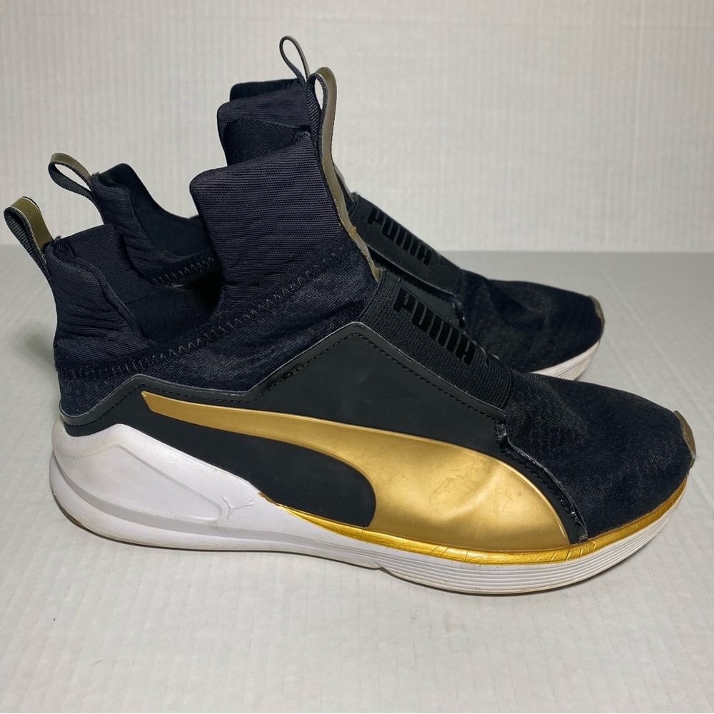 Kylie Jenner Puma Fierce Gold High Top Sneakers size 9 (Q